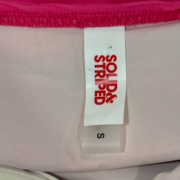 Women’s SOLID & STRIPED The Spencer One Piece Swimsuit Strawberry- Sz Small - Picture 7 of 7